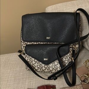 DKNY Black and Tan Women's Bag